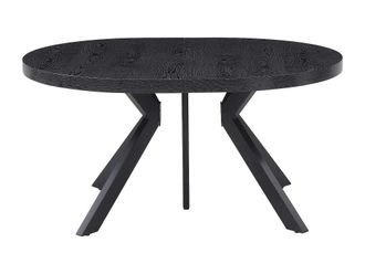 VENTE-UNIQUE.COM Mesa de comedor madera negro