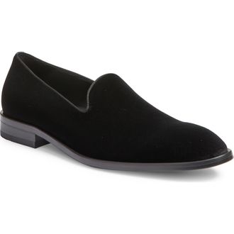 BOSS Derrek Velvet Loafer in Black at Nordstrom Rack, Size 8.5Us / 7.5Uk