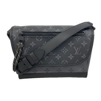 Louis Vuitton Black Gray Shoulder Bag (Pre-Owned)