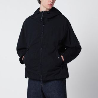 C.P. Company Flatt Nylon hooded jacket Total Eclipse