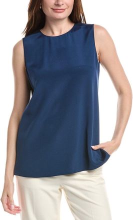 Lafayette 148 New York Sleeveless Adela Silk-Blend Blouse