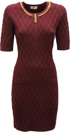 Elisabetta Franchi Mujer, Vestidos, Marr&oacute;n, Talla: L