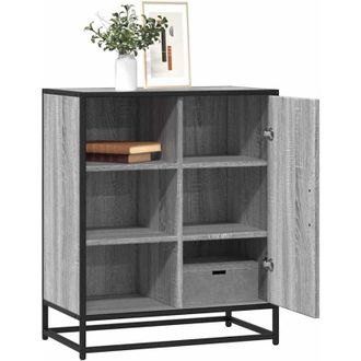vidaXL Credenza Grigio Sonoma 62x35x76 cm in Legno Multistrato - Vidaxl