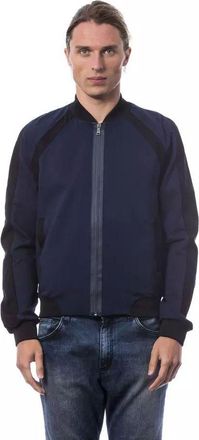 Roberto Cavalli Blauwe Viscose Bomber