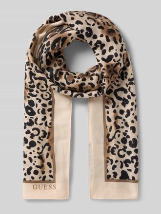 Guess Schal mit Label-Detail in Beige, Gr&ouml;&szlig;e 1