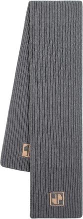 Patou Grijze Wollen Sjaal - Jp Stijl - Dames - Wintersjaals - Grijs - ONE Size - Wol - Accessoires