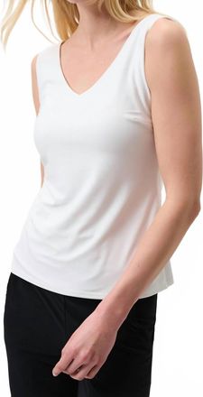 Joseph Ribkoff Classic V-Neck Cami In White