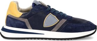Philippe Model Sneakers Tropez 2.1 Running - Heren - Sneakers - Blauw - 42 EU - Katoen - Schoenen