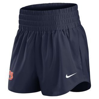 Nike Auburn Primary Logo One Nike Womens Dri-FIT College Shorts in Blue | 02OW41SAUN-KBF