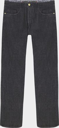 Robert Graham Men & apos;s Feragen Denim Straight Fit Five-Pocket Pants