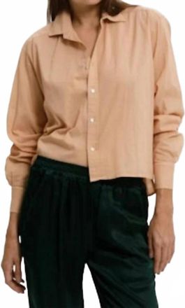 Cali Dreaming Colt Button Front Shirt In Toffee