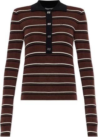 Ganni Mujer, Jerseys, Marr&oacute;n, Talla: L