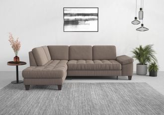 Sit&more Ecksofa »Westham L-Form« mit Ottomane, mit oder ohne Bettfunktion, Bettkasten, Verstellung