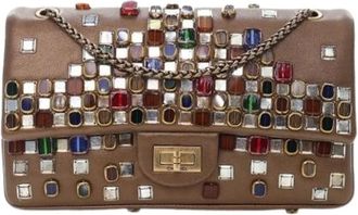 Chanel Pre-owned Reissue Flap - Dames - Vintage Schoudertas - Bruin - ONE Size - Leer - Vintage