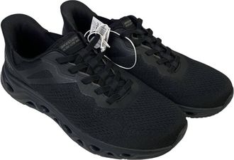 Skechers Mens Mesh Hands Free Swift Fit Athletic Shoes In Black