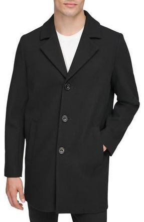 Kenneth Cole Twill Car Coat in Black at Nordstrom Rack, Size Xx-Large
