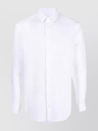 Giorgio Armani linen regular-fit shirt