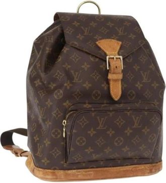 Louis Vuitton Pre-owned Backpacks, female, Brown, Size: ONE SIZE Pre-owned Vintage Backpack