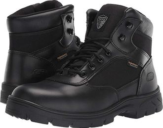 Skechers Wascana - Benen WP Tactical Mens Shoes Black : 10.5 EE - Wide, Leather