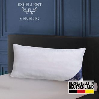 Excellent Kopfkissen »Venedig« Füllung: weisseneueFedernundDaunenKlasseI85Federn15Daunen Spar-Set, 2 Kopfkissen, 1 Stk. tlg. Kopfkissen 40x40, 40x80, 80x80, all