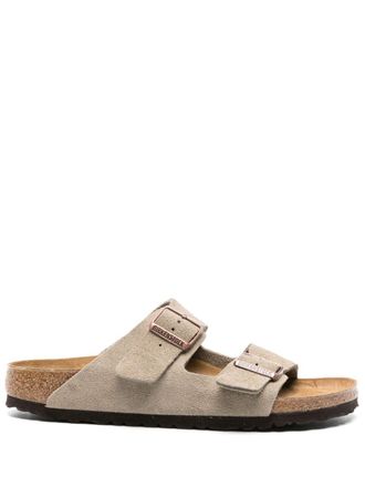 Birkenstock Arizona Taupe, pelle scamosciata