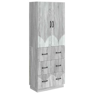 vidaXL Juego De Armarios 2 Uds. 66 X 34,5 X 87 Cm Madera De Ingenier&iacute;a Vidaxl