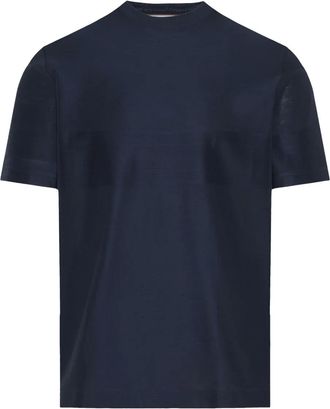 Canali T-shirt in cotone - Blu