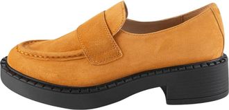 L37 Stijlvolle Mode Schoenen en Accessoires - Dames - Loafers - Geel - 35 EU - Schoenen