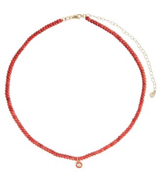 Sydney Evan Collana in oro 14kt con perline