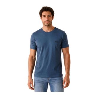 HUGO BOSS Tops, Heren, Blauw, 2Xl, Katoen, T-shirt