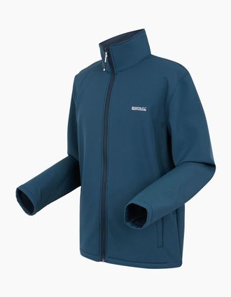 Regatta Mens Regatta Mens Cera V Wind Resistant Soft Shell Jacket - Black - Size: 38/Regular
