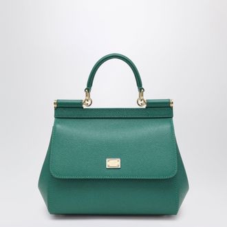 Dolce & Gabbana Medium Sicily top-handle bag in emerald green