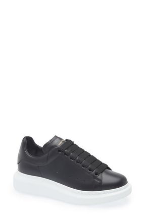 Alexander McQueen Oversize Sneaker in Black at Nordstrom, Size 10.5Us