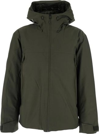 The North Face Range Down Hooded Jacket - Heren - Outdoorjassen - Groen - XL - Leer - Fitness