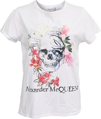 Alexander McQueen Alexander Mcqueen Skull Printed T-Shirt, Size It 38 (Authentic Pre-Loved)