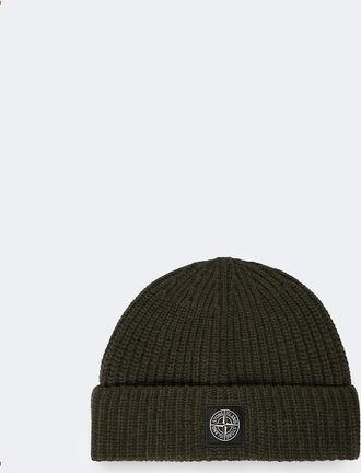 Stone Island Mens Patch Logo N100012 Hat Green - Size: OS