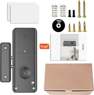 OEM Cerradura De Puerta Invisible Inteligente Con Aplicaci&oacute;n, Cerradura Invisible Para Puertas Interiores De Madera, Cerradura Bluetooth + Tarjeta Magn&eacute;ti