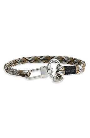 Caputo & Co. Camo Paracord Bracelet in Grey Combo at Nordstrom Rack