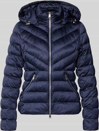 Beaumont Amsterdam Taillierte Steppjacke mit Zweiwege-Rei&szlig;verschluss Modell ANYA in Dunkelblau, Gr&ouml;&szlig;e 34