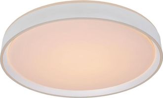Lucide Lucide - nuria - Flush Ceiling Light - Ø50cm - led Dim. - 1x36W 2700K - 3 StepDim - White
