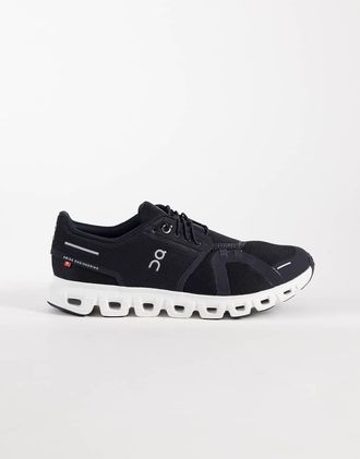 On Cloud 6 sneakers nere e bianche-Nero