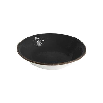Arcucci Preta black salad bowl cm.26 ceramic