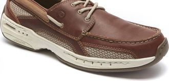 Dunham Mens Captain Boat Shoe In Brown