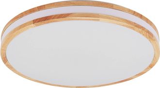 Lindby L&aacute;mpara De Techo emiva En Marr&oacute;n Madera - Lindby