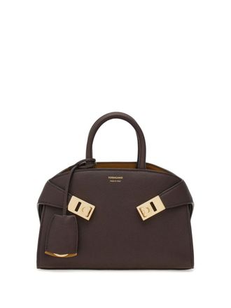 Ferragamo Borsa tote Hug piccola - Marrone