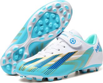 Generic Anti-Slip Professional Football Shoes for Men - Indoor Outdoor Training Competition Soccer Shoes for Men Women (Moon-Long Spike,5.5)