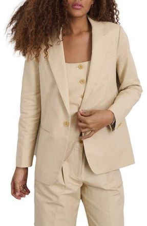 Alex Mill Soho Linen & Cotton Blazer in Tan at Nordstrom Rack, Size X-Large