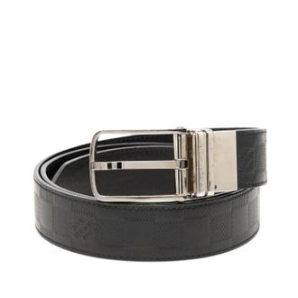 Louis Vuitton Pre-owned Belts, female, Black, Size: ONE SIZE Pre-owned Boston Belt