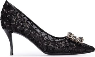 Roger Vivier Squin Embellished Slip-on Pumps