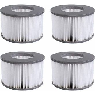 OEM Cartuchos De Filtro De Repuesto (paquete De 4) Para Spas, Jacuzzis Y Otras Piscinas Hinchables, Compatibles Con Modelos De Filtro A Partir De 2020. - 